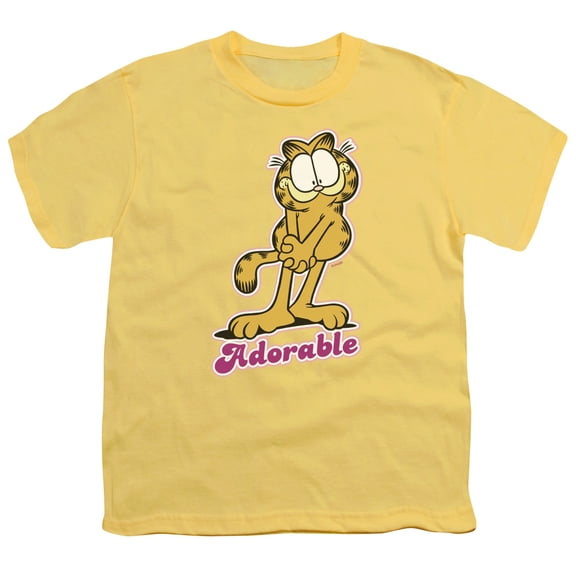 Garfield Adorable S/S Youth 18/1 T-Shirt Banana