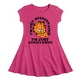 thumbnail image 1 of Garfield - Always Right Garfield - Toddler & Youth Girls Fit & Flare Dress, 1 of 1