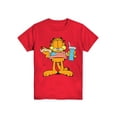 thumbnail image 1 of Garfield Boys Americana Cat Crewneck Graphic Tee with Short Sleeves, Sizes 4-18, 1 of 4
