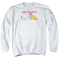 thumbnail image 1 of Garfield Annoy Someone Adult Crewneck Sweatshirt White, 1 of 1