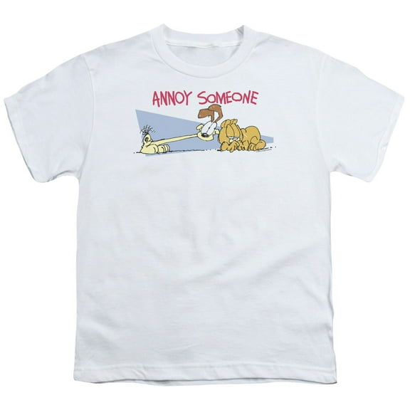 Garfield - Annoy Someone - Youth Short Sleeve Shirt - Small