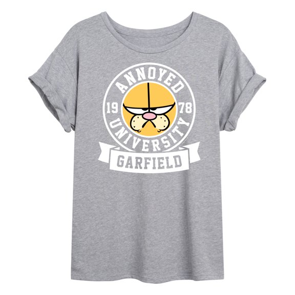 Garfield - Annoyed University - Women's Oversized T-Shirt