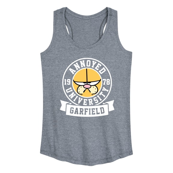 Garfield - Annoyed University - Women's Racerback Tank Top