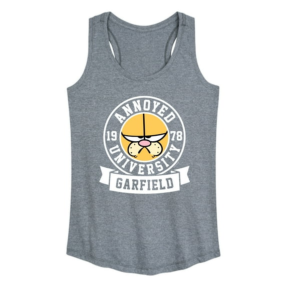 Garfield - Annoyed University - Women's Racerback Tank Top
