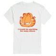 thumbnail image 1 of Garfield - Anything For Cheese - Men's Short Sleeve Graphic T-Shirt, 1 of 4