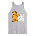 thumbnail image 1 of Garfield - Ask Me If I Care - Men's Jersey Tank Top, 1 of 4