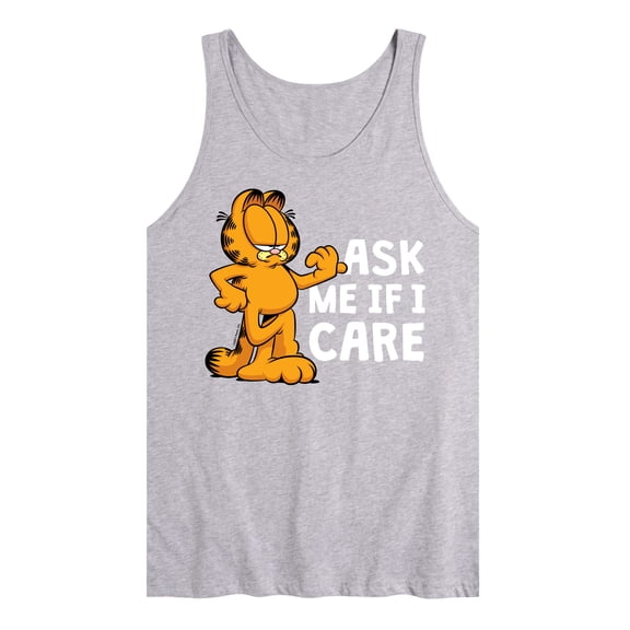 Garfield - Ask Me If I Care - Men's Jersey Tank Top