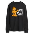 thumbnail image 1 of Garfield - Ask Me If I Care - Men's Long Sleeve T-Shirt, 1 of 5
