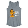 thumbnail image 1 of Garfield - Ask Me If I Care - Women's Racerback Tank Top, 1 of 5