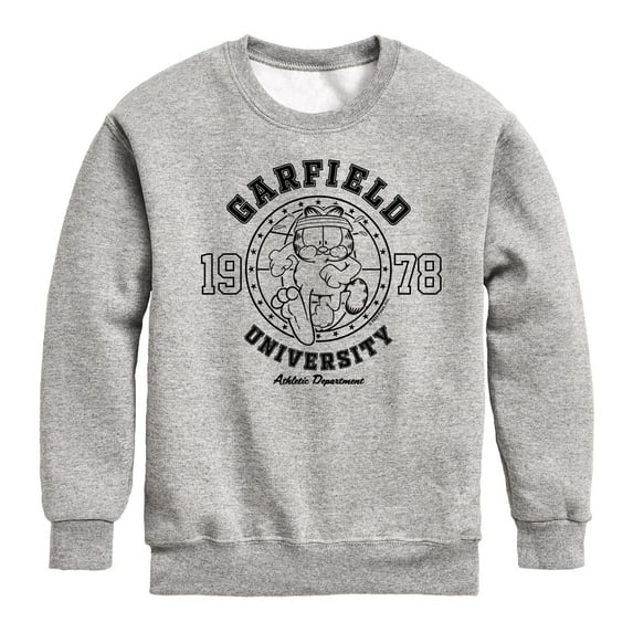 Garfield - Ath Dept Running - Toddler & Youth Crewneck Fleece Sweatshirt