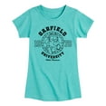 thumbnail image 1 of Garfield - Ath Dept Running - Toddler & Youth Girls Short Sleeve Graphic T-Shirt, 1 of 5