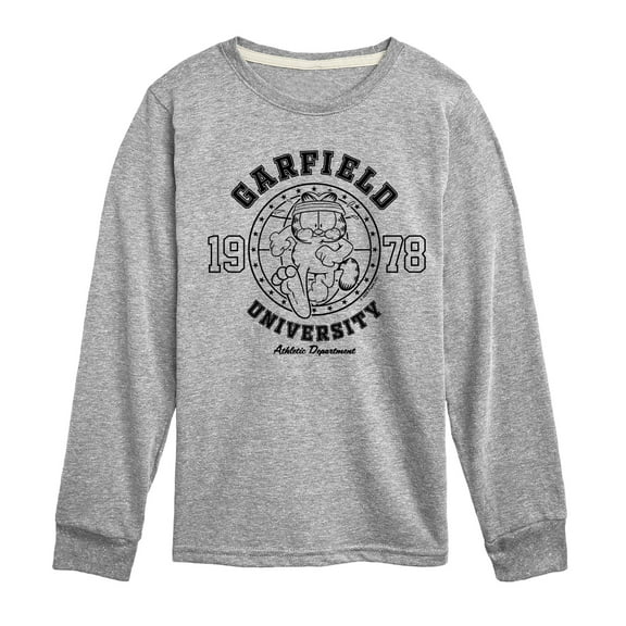 Garfield - Ath Dept Running - Toddler & Youth Long Sleeve Graphic T-Shirt