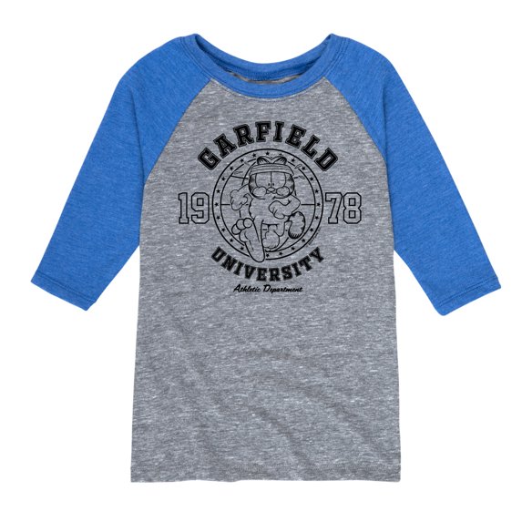 Garfield - Ath Dept Running - Toddler & Youth Raglan Graphic T-Shirt