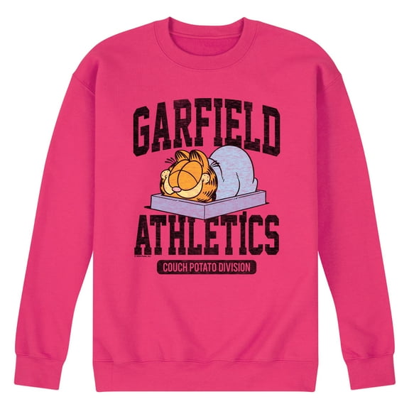 Garfield - Athletics Couch Potato Division - Men's Crew Neck Fleece Pullover