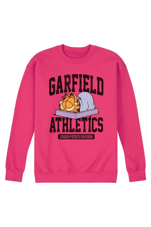 - Athletics Couch Potato Division - Men's Crew Neck Fleece Pullover