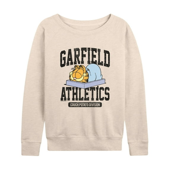 Garfield - Athletics Couch Potato Division - Women's Lightweight French Terry Long Sleeve Shirt