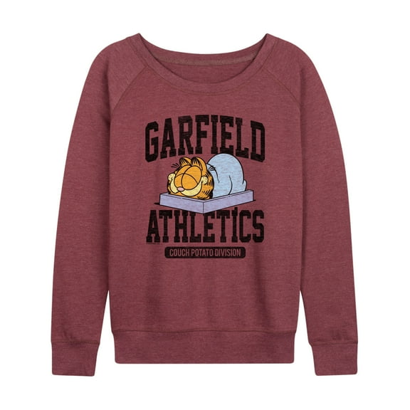 Garfield - Athletics Couch Potato Division - Women's Lightweight French Terry Long Sleeve Shirt