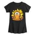 thumbnail image 1 of Garfield - Baby Garfield Paws And Stars - Toddler & Youth Girls Short Sleeve Graphic T-Shirt, 1 of 5