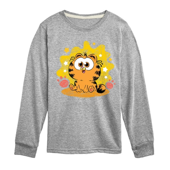 Garfield - Baby Garfield Paws And Stars - Toddler & Youth Long Sleeve Graphic T-Shirt