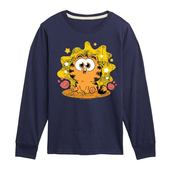 Garfield - Baby Garfield Paws And Stars - Toddler & Youth Long Sleeve Graphic T-Shirt