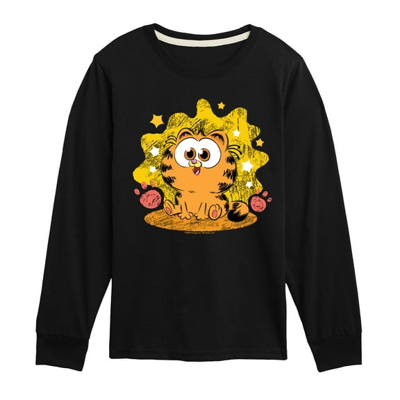 Garfield - Baby Garfield Paws And Stars - Toddler & Youth Long Sleeve Graphic T-Shirt