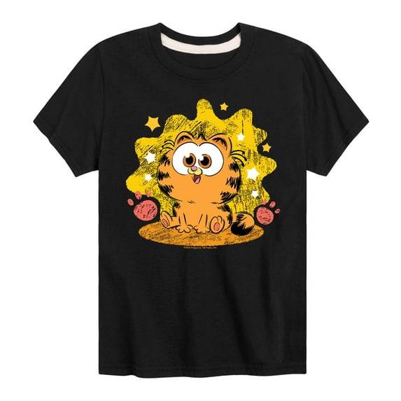 Garfield - Baby Garfield Paws And Stars - Toddler & Youth Short Sleeve Graphic T-Shirt