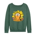 thumbnail image 1 of Garfield  - Baby Garfield Paws And Stars  - Women's Lightweight French Terry Long Sleeve Shirt, 1 of 5