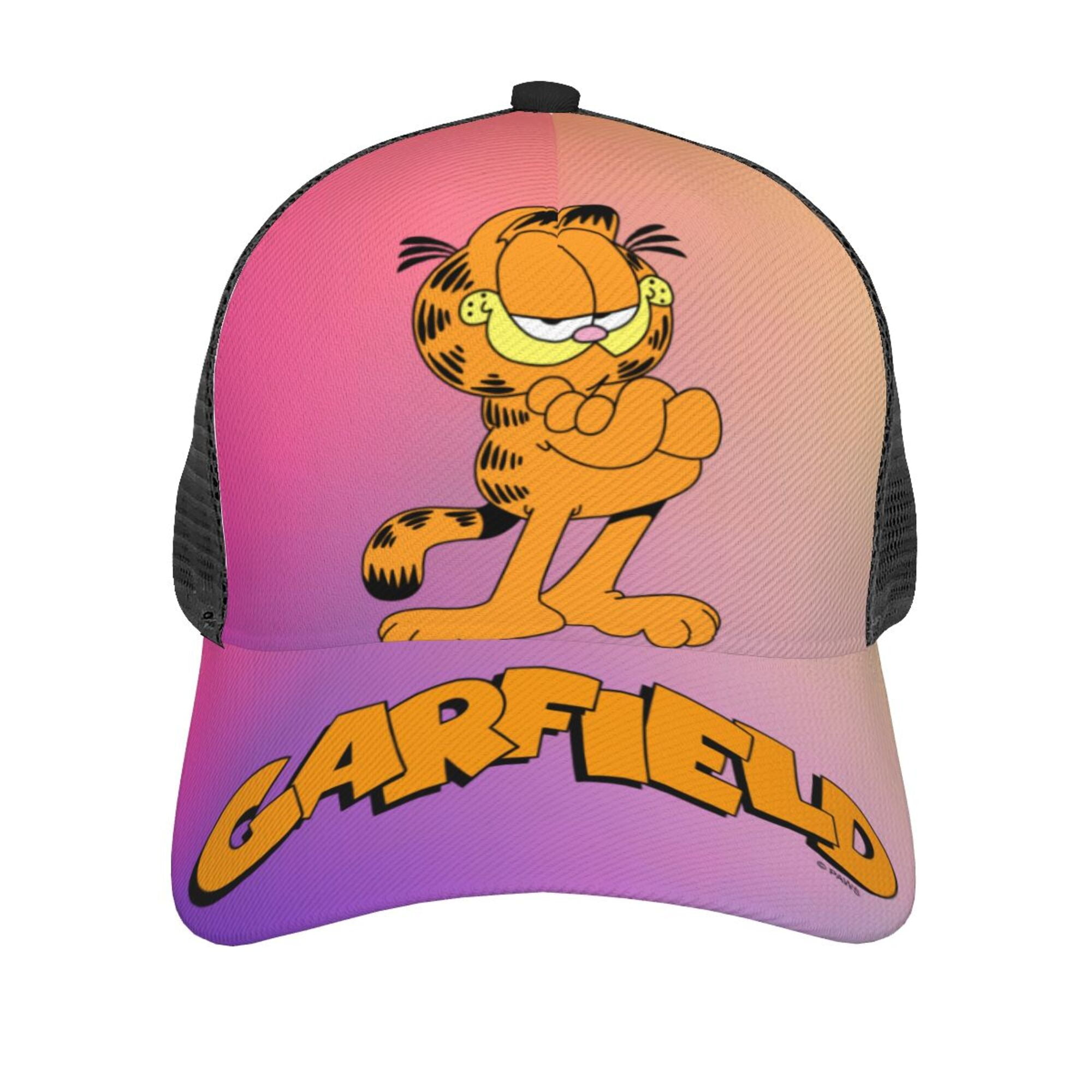 ELSXQ Garfield Baseball Cap Adjustable Funny Fashion baseball cap for Men Women