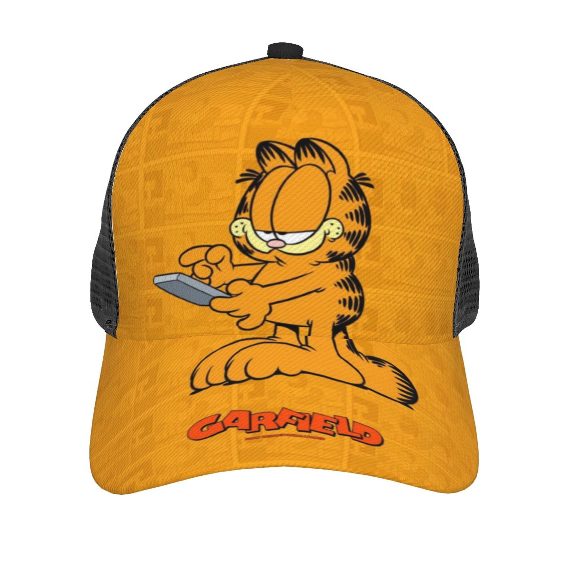 ELSXQ Garfield Baseball Cap Adjustable Funny Fashion baseball cap for Men Women