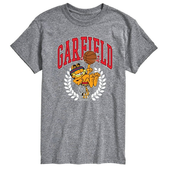 Garfield - Basketball - Men's Short Sleeve Graphic T-Shirt