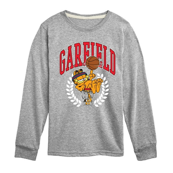 Garfield - Basketball - Toddler & Youth Long Sleeve Graphic T-Shirt