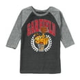 thumbnail image 1 of Garfield - Basketball - Toddler & Youth Raglan Graphic T-Shirt, 1 of 4