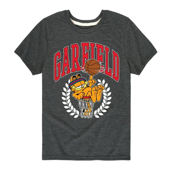 Garfield - Basketball - Toddler & Youth Short Sleeve Graphic T-Shirt