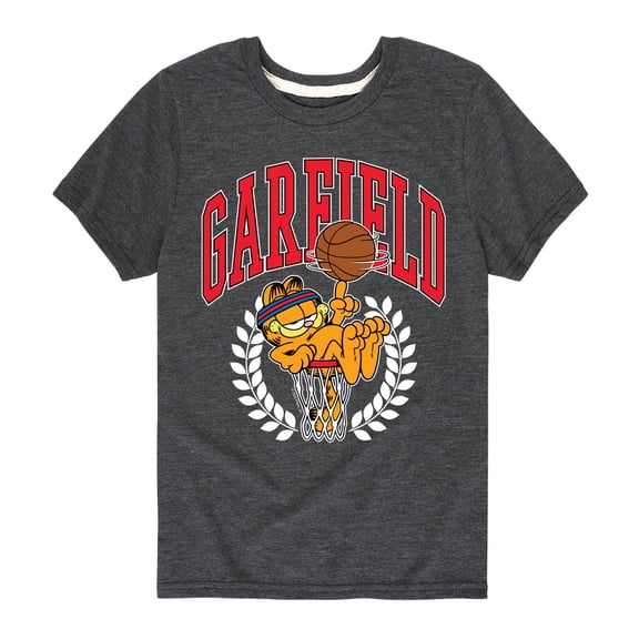 Garfield - Basketball - Toddler & Youth Short Sleeve Graphic T-Shirt