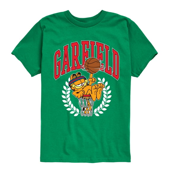 Garfield - Basketball - Toddler & Youth Short Sleeve Graphic T-Shirt