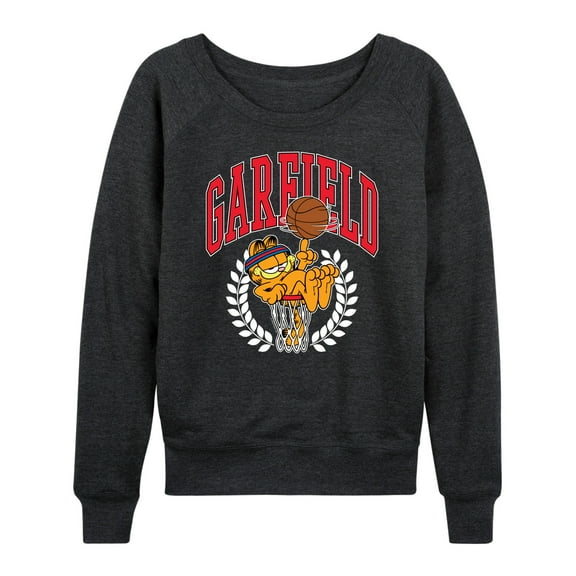 Garfield - Basketball - Women's Lightweight French Terry Long Sleeve Shirt