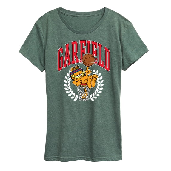 Garfield - Basketball - Women's Short Sleeve Graphic T-Shirt