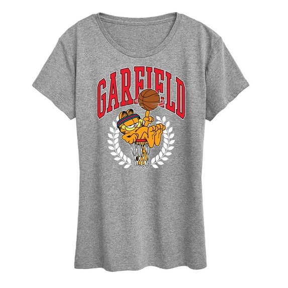 Garfield - Basketball - Women's Short Sleeve Graphic T-Shirt