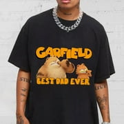 MIRACLESPIRIT Garfield Best Dad Ever Shirt, The Garfield Movie 2024 Shirt, Garfield Funny Meme Shirt, Garfield Lovers, Garfield Cat Tee, Father's Day Gift