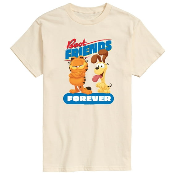 Garfield - Best Friends Forever - Adult Short Sleeve Tee
