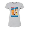 thumbnail image 1 of Garfield  - Best Friends Forever - Juniors Fitted Graphic T-Shirt, 1 of 5