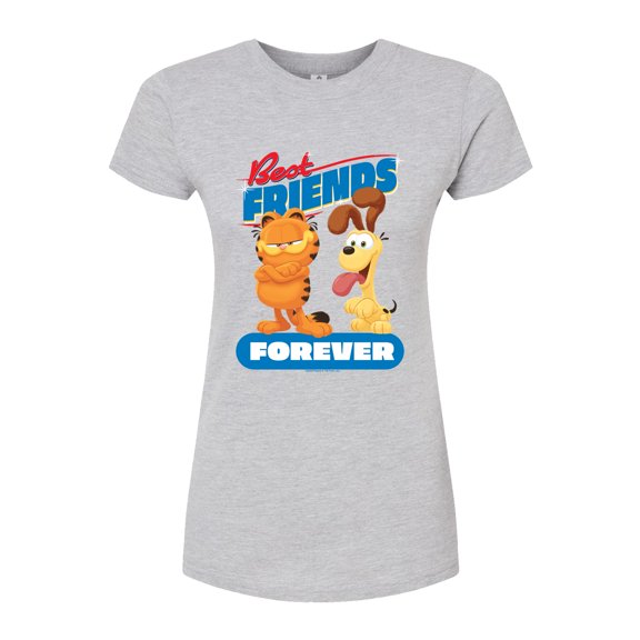 Garfield  - Best Friends Forever - Juniors Fitted Graphic T-Shirt