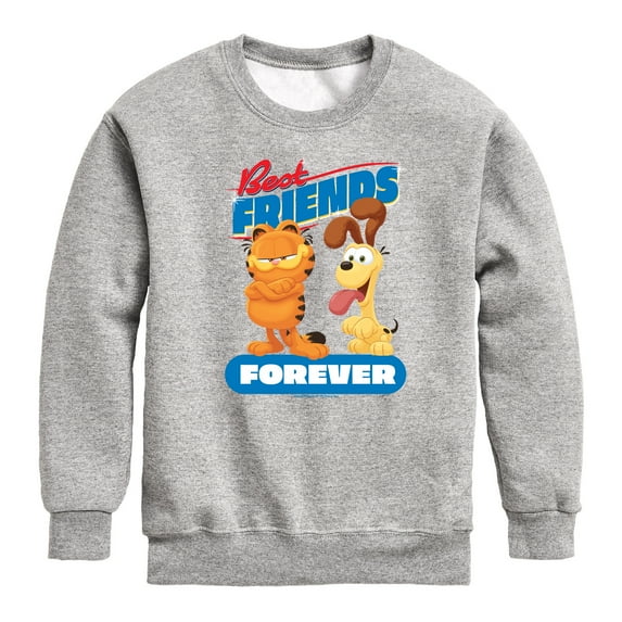 Garfield - Best Friends Forever - Toddler & Youth Crewneck Fleece Sweatshirt