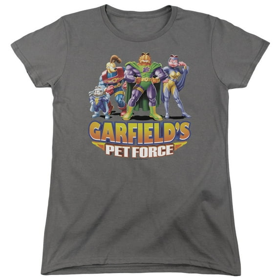 Garfield Beyond S/S Women's T-Shirt Charcoal
