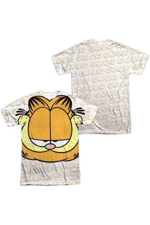 Big Face Unisex Adult Sublimated Costume T Shirt (Front/Back), Small Multicolor