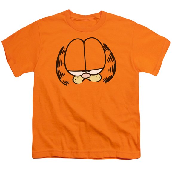 Garfield - Big Head - Youth Short Sleeve Shirt - Medium