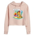 thumbnail image 1 of Garfield - Birthday's Make Me Old - Juniors Cropped Pullover Hoodie, 1 of 5
