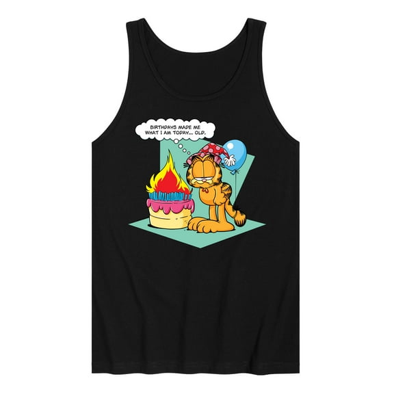 Garfield - Birthday's Make Me Old - Men's Jersey Tank Top