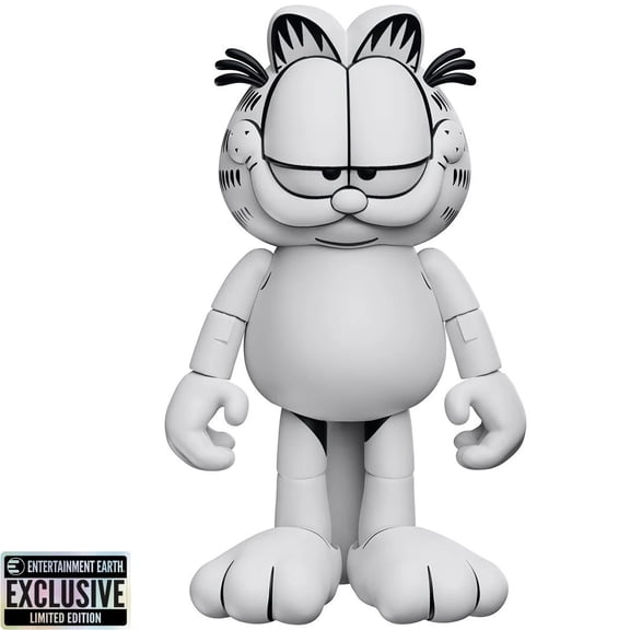 Garfield Black and White Daily Comic Strip Action Figure - Entertainment Earth Exclusive