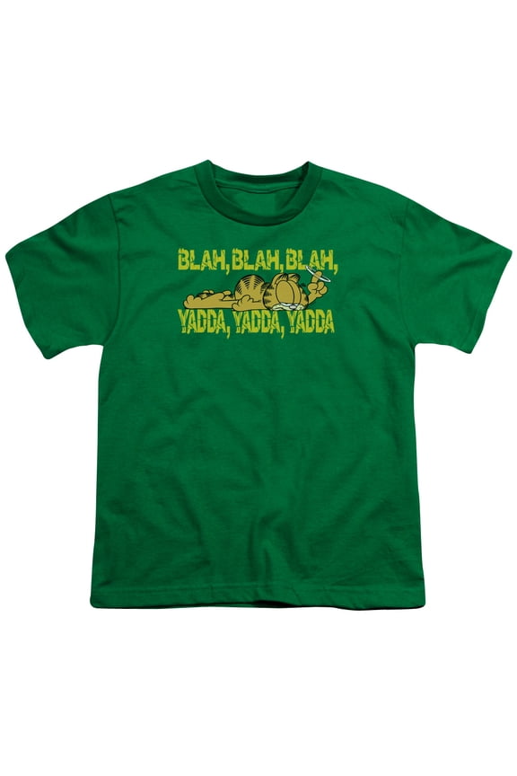 Garfield - Blah Blah Blah - Youth Short Sleeve Shirt - Large